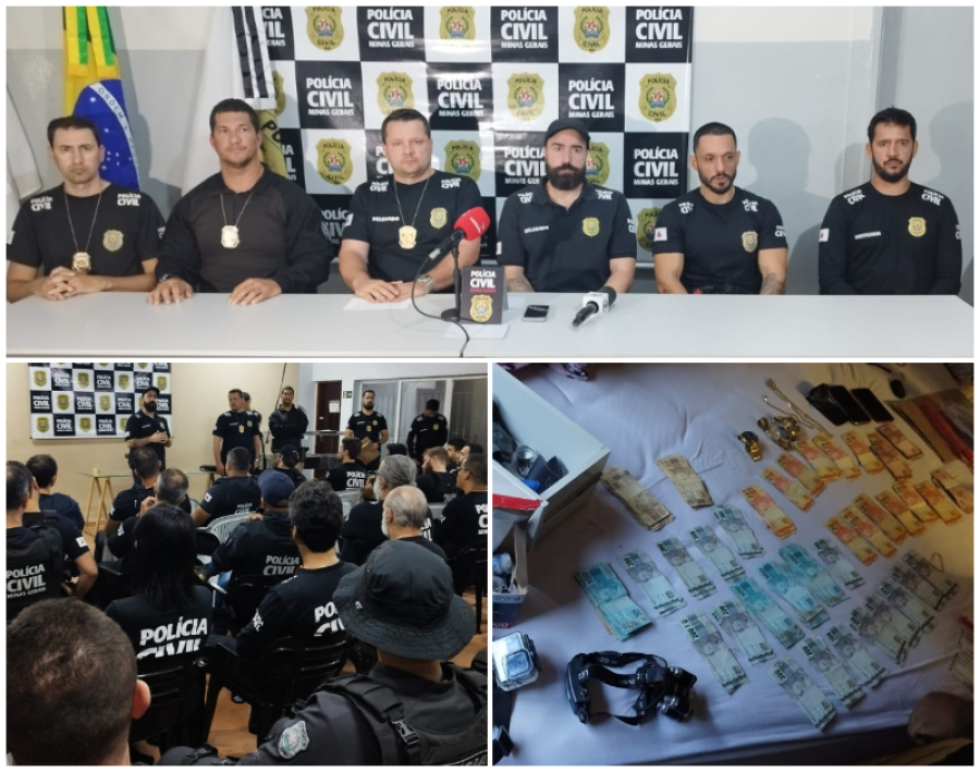 Polícia Civil realiza operação contra organização criminosa em Lavras e região; 31 pessoas foram presas