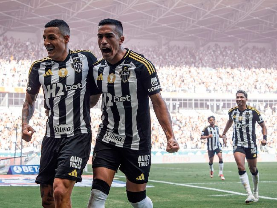 Galo goleia o América-MG no jogo de ida da final do Campeonato Mineiro